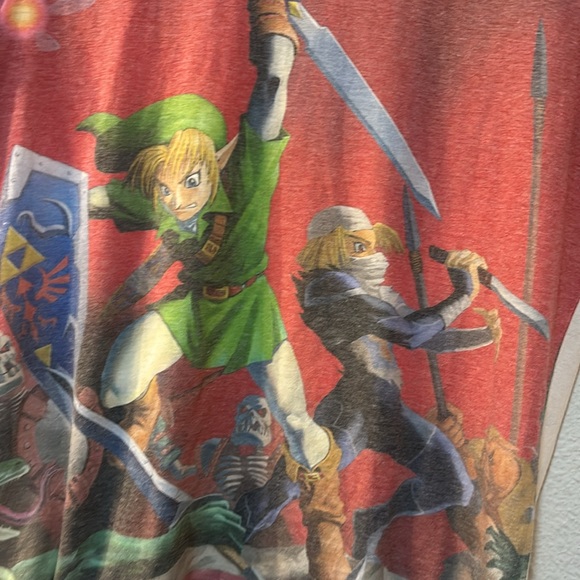 Zelda sheer graphic tee size small - Picture 2 of 5